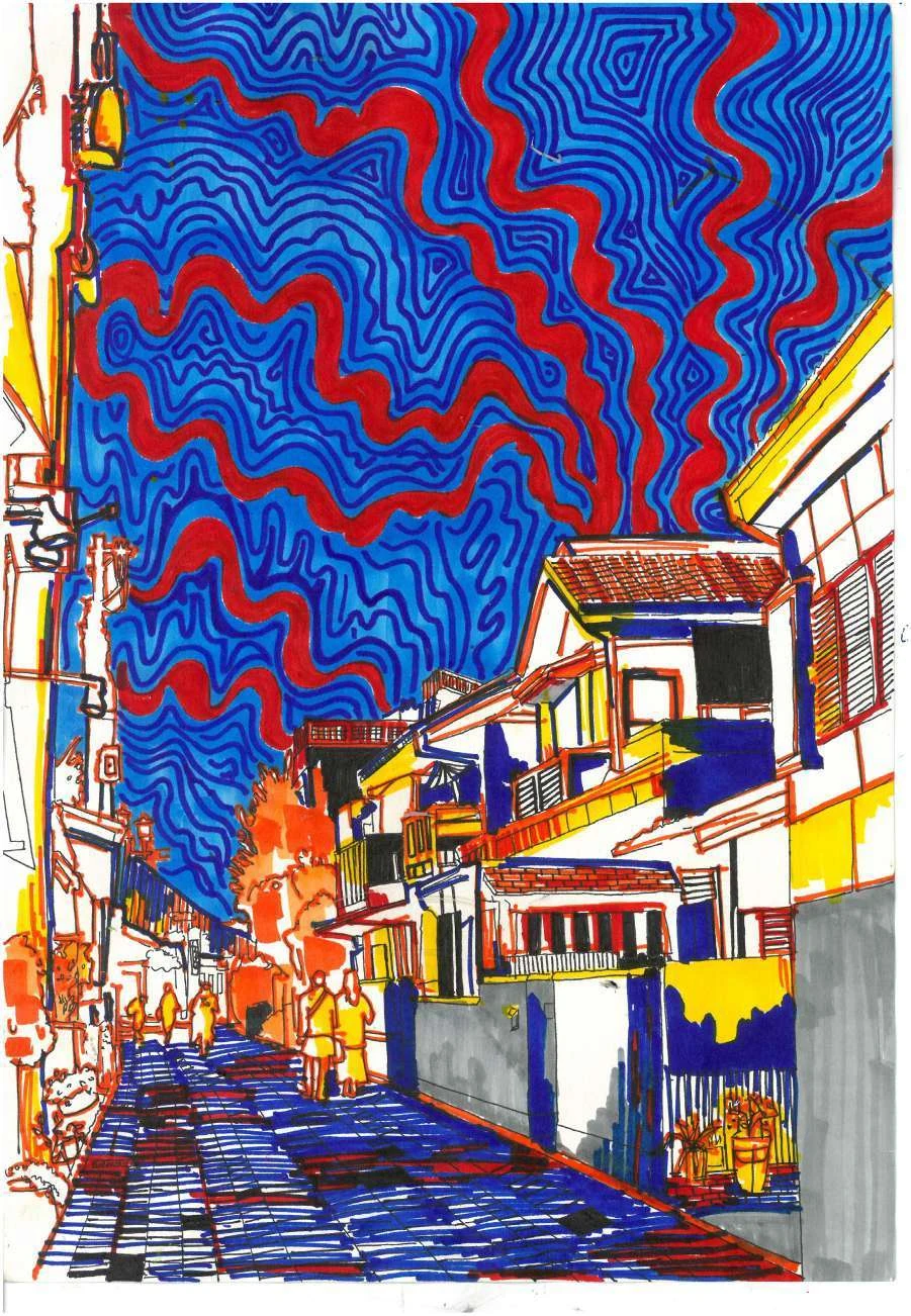 Street at dusk · 2023